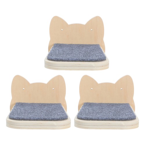 3pcs cat shelves for wall - 3pcs,