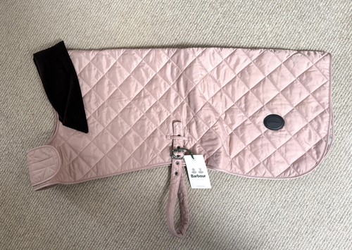 Barbour pink quilted dog - quilted,