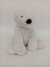 Jellycat London Soft Plush White Polar Bear Teddy Toy 8" Tall