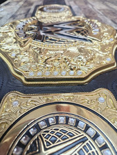 New World Heavyweight Championship Belt Adult Size Replica 4mm Brass