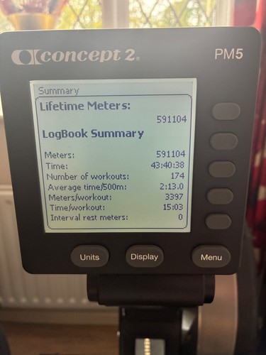 Concept2 rowerg black - concept2, (black