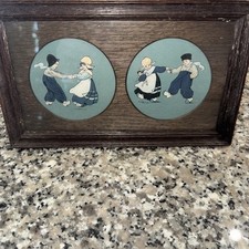 2 vintage Ethel Parkinson Framed Prints FREE P&P 