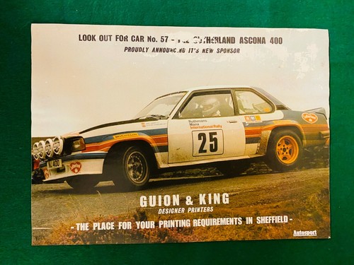 Opel ascona 400 - opel,