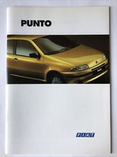 Fiat Punto Brochure inc. GT Cabrio etc 1994 26 A4 Pages Perfect