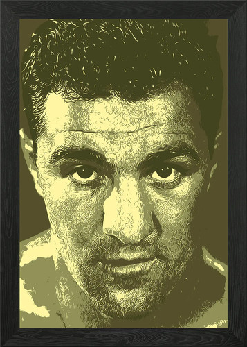 Rocky marciano fighter framed - fighter,