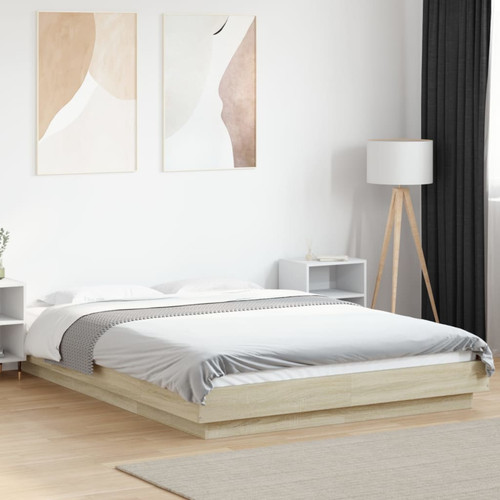 Bed frame sonoma oak 120x190cm - frame,