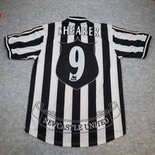 Vintage Newcastle United Shirt Large Home Kit 1997 1999 Jersey Alan Shearer