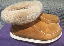 Womens/Ladies Luxury Handcrafted Size UK8 Sheepskin Boots Slippers Yeti and Sons
