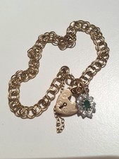 9ct Gold Bracelet with Heart