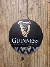 GUINNESS Beer Stout Pub Bar Round Tea Coffee Office Drink Coaster One Single