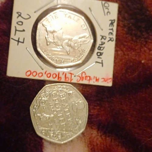 2017 50p coin - 2017, beatrix