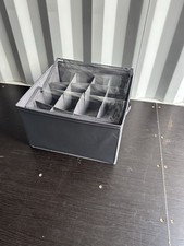 Stackable Shoes Storage Box with Lid Foldable with Dividers Fits 16 Pairs