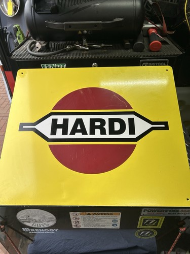 Hardi sprayer display sign - hardi,