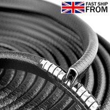 4.5M Black Car Door Boot Edge Protector Strip Trim Rubber U Shape Guard Seal UK