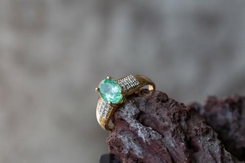 Ethiopian emerald diamond - emerald,