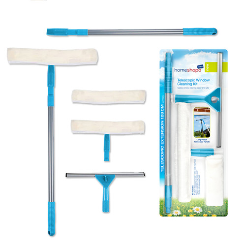 Window cleaning kit - cleaning, telescopic