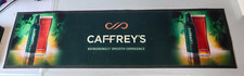 Caffrey's Irish Ale Bar Runner Rubber Backed Mat 35"x 9.5" Man Cave Bar