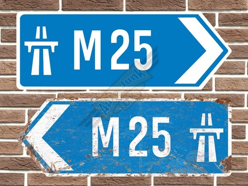 M25 motorway style - m25, road