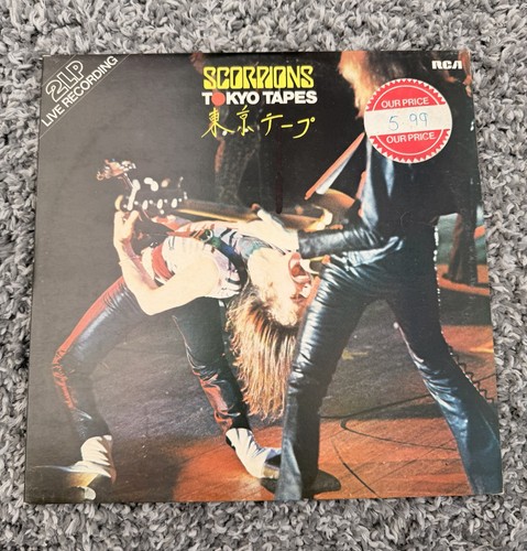 Scorpions tokyo tapes yellow - scorpions,