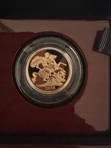 2026 gold proof sovereign sold - gold,