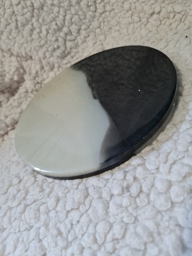 Handmade resin round - resin,