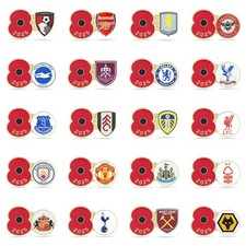 Premier League 2025 Poppy Football Pins | Royal British Legion | 2025/26 EPL
