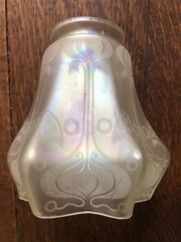Antique art nouveau iridescent - art,