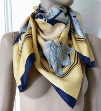 Hermes 88cm Silk Scarf Les