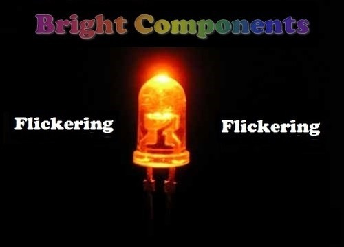 Orange flickering led 5mm - x,