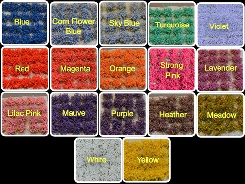 Model flowers self adhesive - flowers,