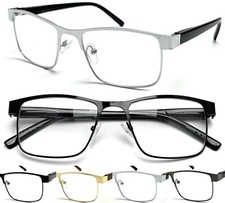 Reading Glasses Stylish Eyebrow Frame Designed Big Lens Spring Hinge Arms R300