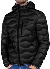 Mens Wave Quilt Puffer Jacket