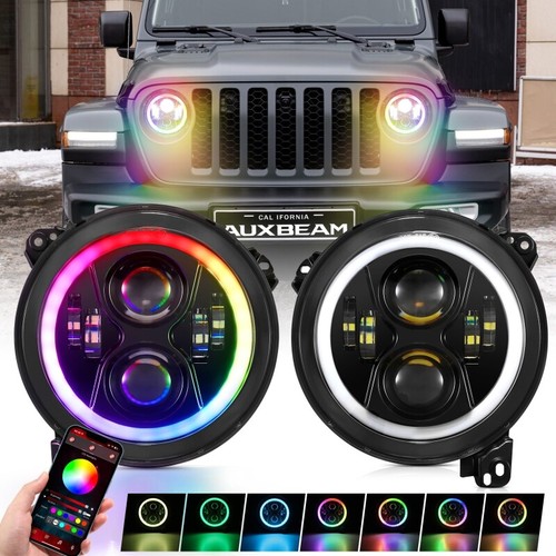 Round led projector - 2x,