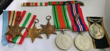WW2 TERRITORIAL MEDAL GROUP 6 W.O. CL2 REDFERN RAMC M.I.D. ITALY BOXED SHEFFIELD