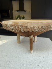  Very African Hide Drum Coffee
