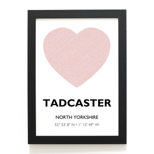 Print tadcaster north - a4, tadcaster,