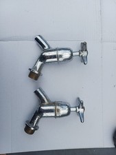 Pair Bib Taps - Reclaimed