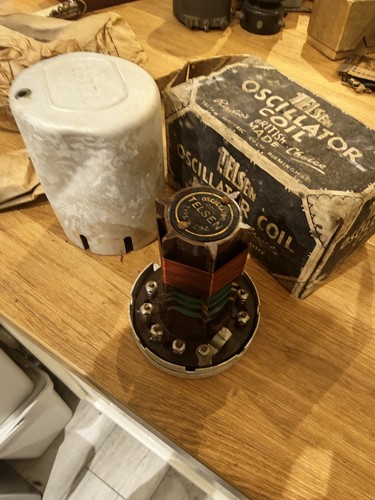 Vintage telsen oscillator - vintage, coil