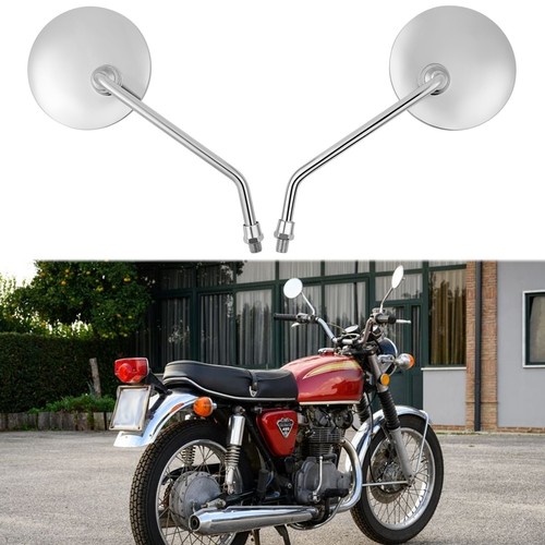 Chrome round motorcycle side - chrome,