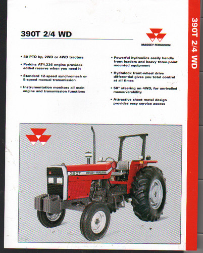 Massey ferguson 390t wd - ferguson, 2/4