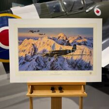 Ju52  'SPECIAL DUTIES' Art Print by Robert Taylor Signed by WW2 Luftwaffe Pilots