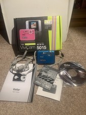 Vivitar Vivicam 5015 Compact Digital Camera 5.1MP Battery Powered Blue