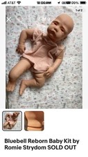 New Bluebell Reborn Baby Doll Kit By Romie Strydom Long Rare Sold Out