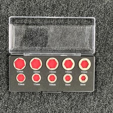 10 Piece Rounded Damaged Fastener Extractor Set 8-17mm