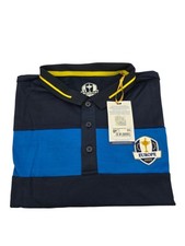 2023 Ryder Cup Official European Polo Shirt Blue Golf Sport