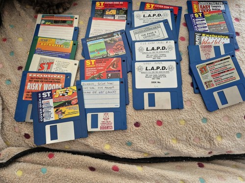 Vintage atari discs 20 - st,