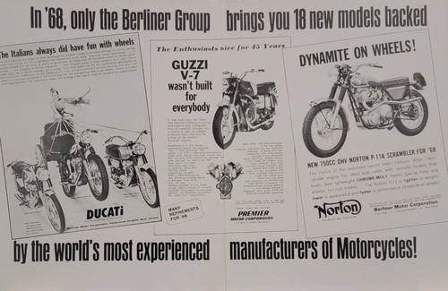 1968 2pg print ducati - print,