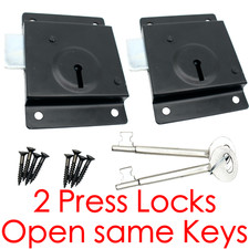 2x Press Locks SAME KEY Face
