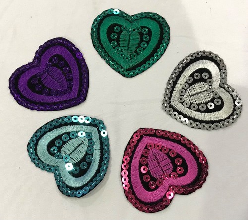 Sequinned applique patch - 5,