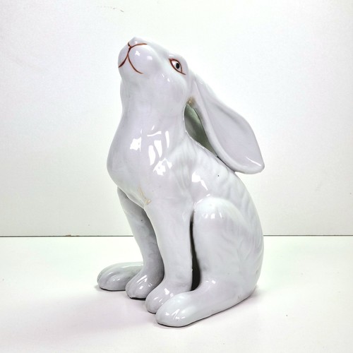 Moon gazing hare - moon, figurine